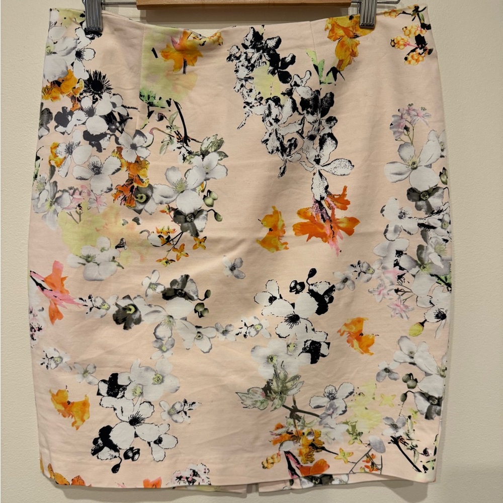 Cynthia Rowley skirt floral multi color